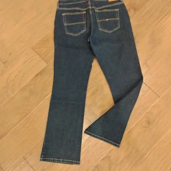 Tommy Hilfiger Dark Wash Bootcut Jeans – Size 14 (36 x 32) - Picture 5 of 9